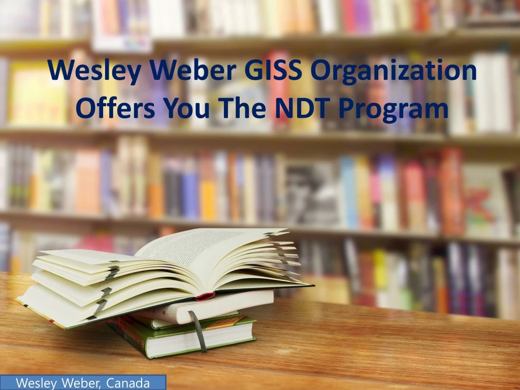 wesley weber giss organization offers