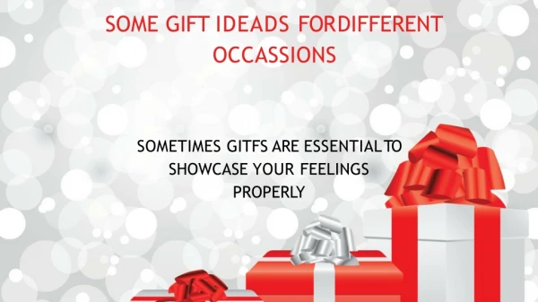Online gift ideas