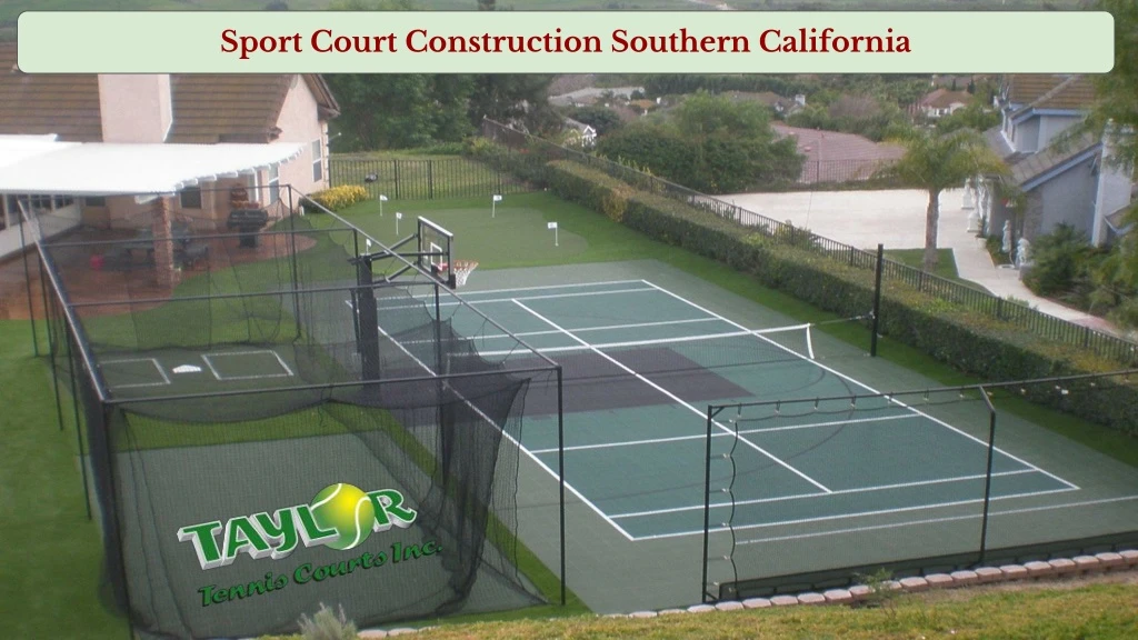 sport court construction southern california