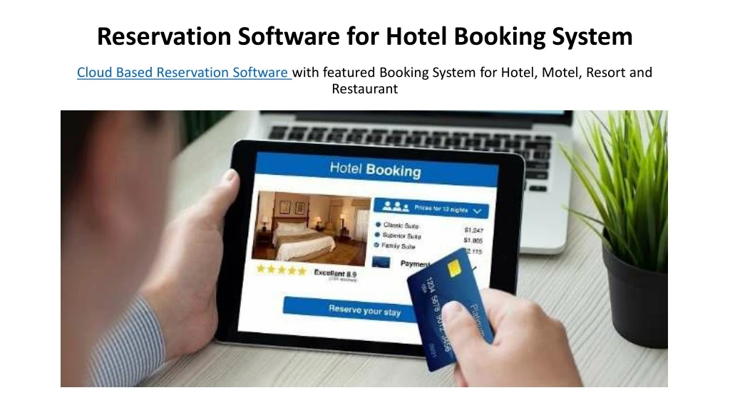 reservation software for hotel booking system