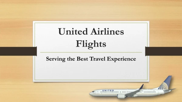 Best 5 Offers On United Airlines Flights