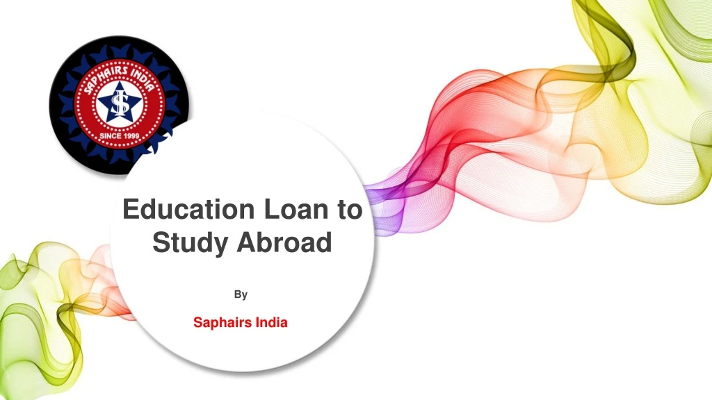 education loan to study abroad