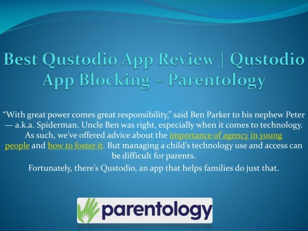 Best Qustodio App Review | Qustodio App Blocking – Parentology