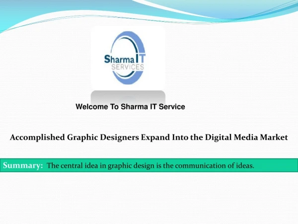 welcome to sharma it service