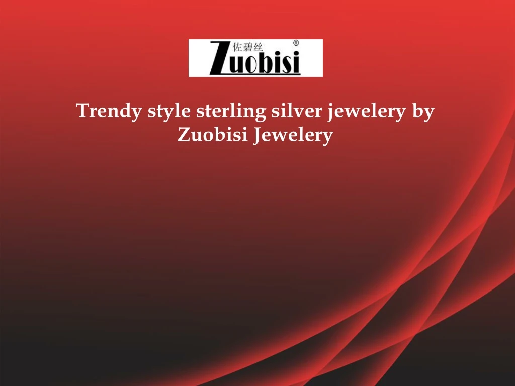 trendy style sterling silver jewelery by zuobisi