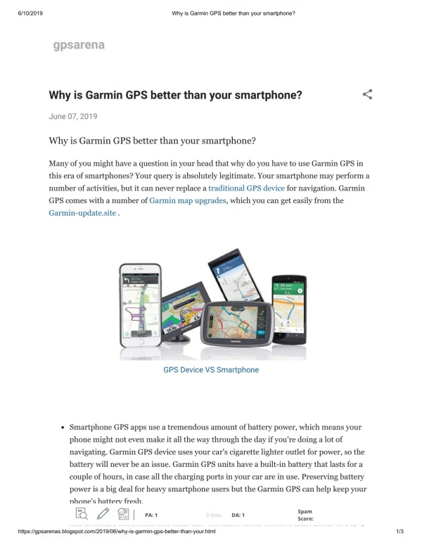 Why is Garmin GPS better than your smartphone?