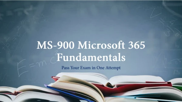Latest MS-900 Exam Braindumps