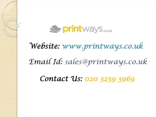 Excellent Business Letterhead Printing in UK - slide 1