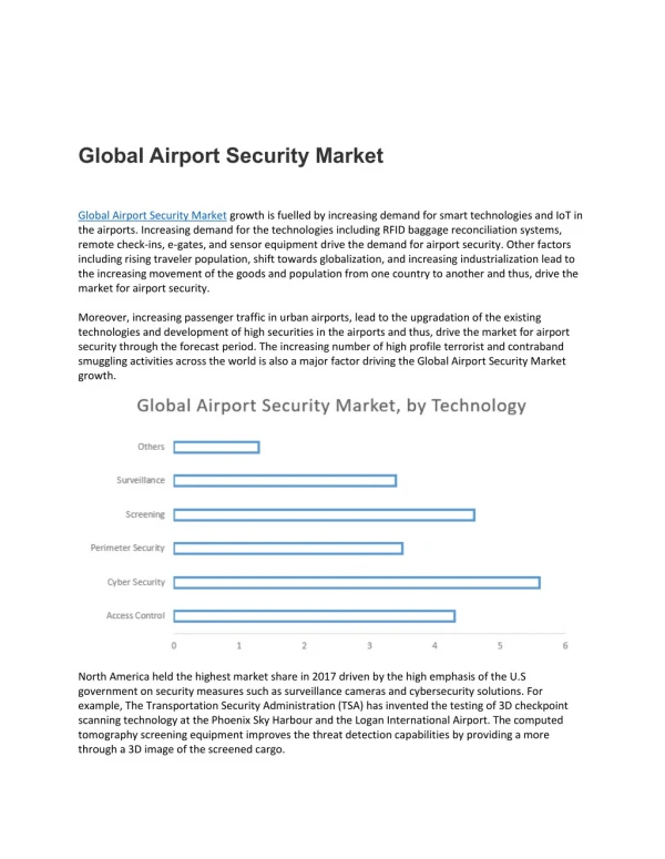 global airport security market