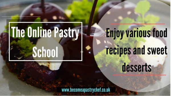 The Online Pastry School