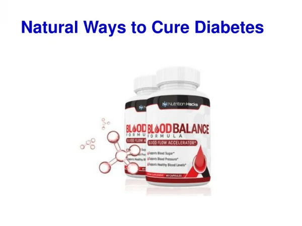 Natural Ways to Cure Diabetes