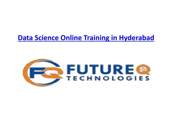 Data Science Online Training | Data Science Training | Hyderabad | India