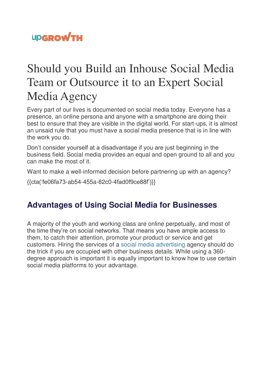 should you build an inhouse social media team