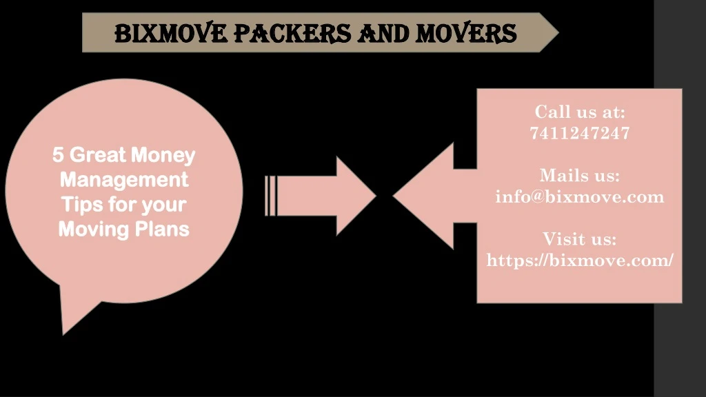bixmove packers and bixmove packers and movers