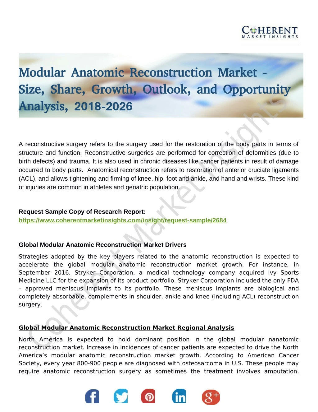 modular anatomic reconstruction market modular
