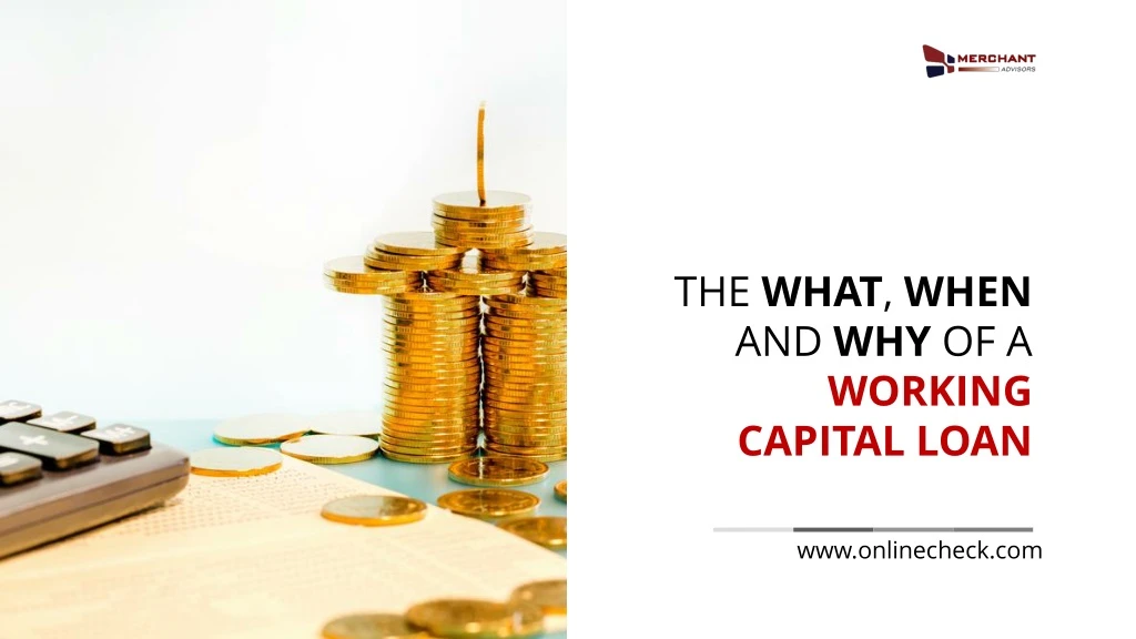 the what when and why of a working capital loan