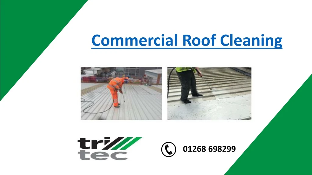 commercial roof cleaning