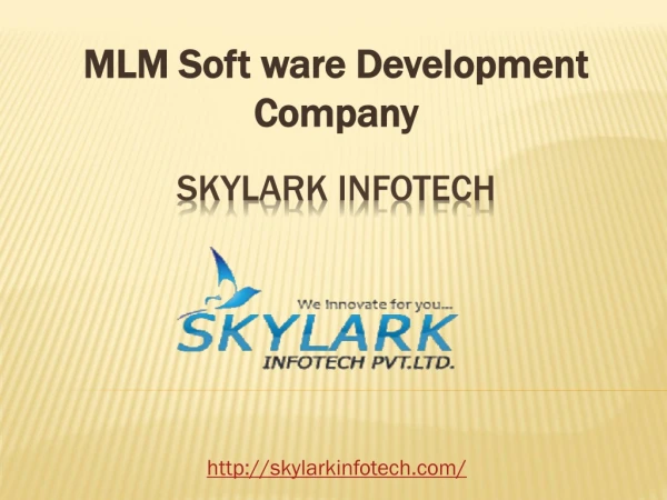 India's Leading Company For MLM Software Development| Skylark Infotech