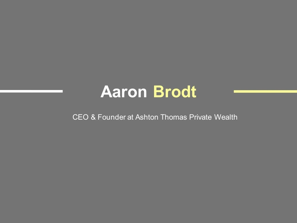 aaron brodt