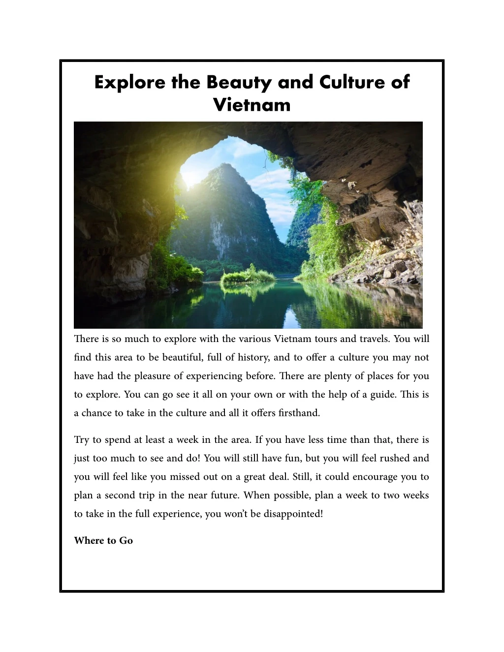 explore the beauty and culture of vietnam