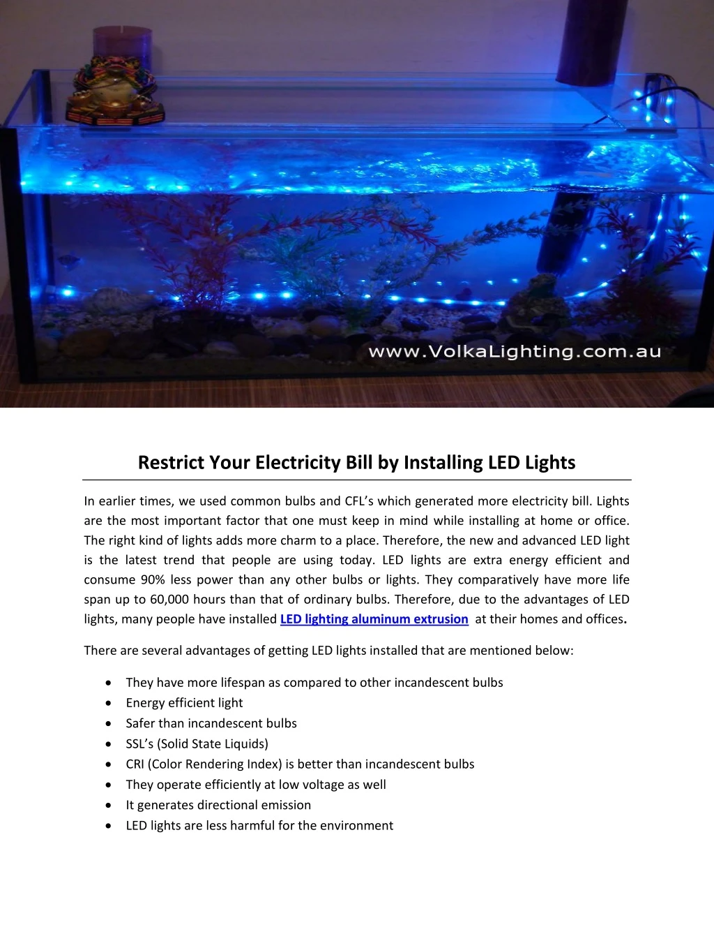 restrict your electricity bill by installing