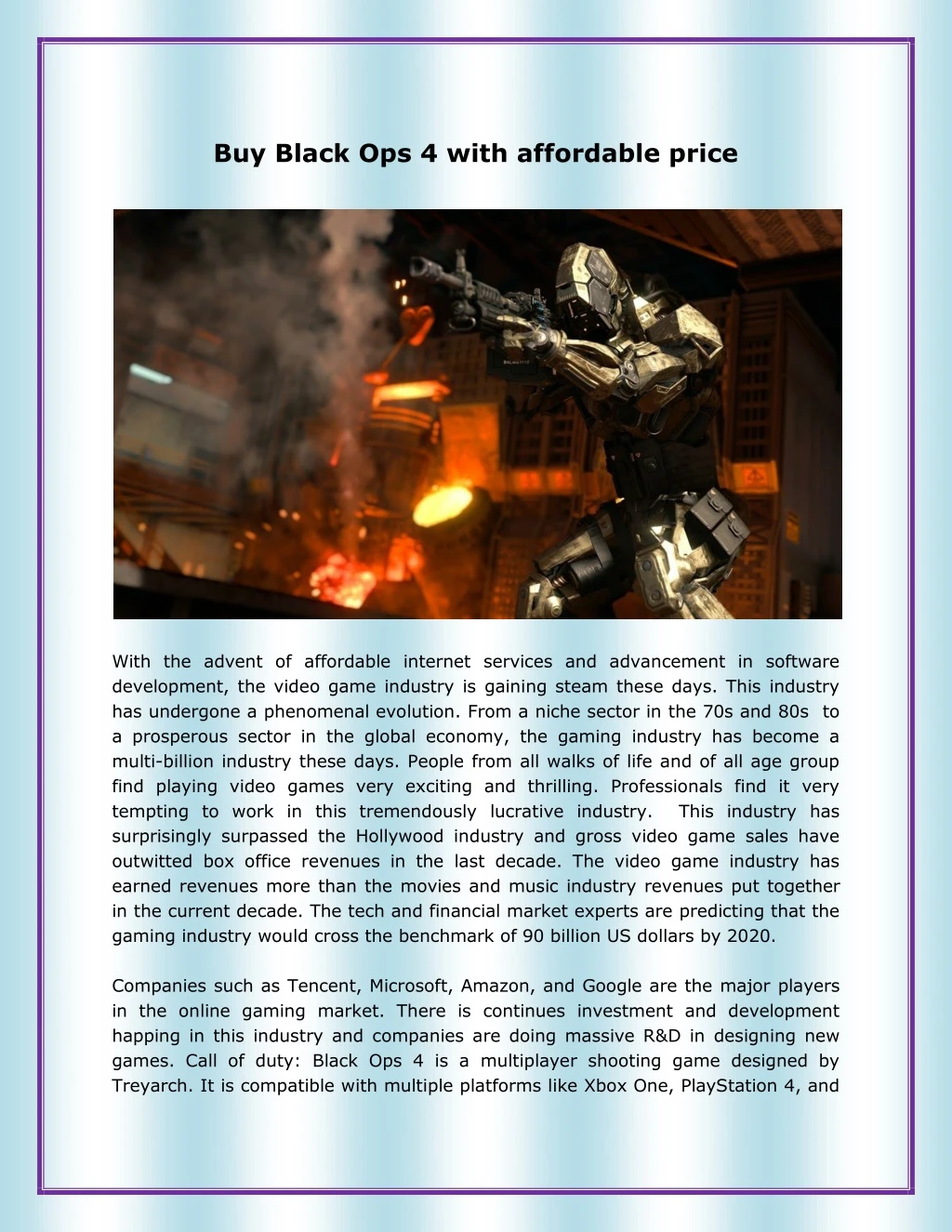buy black ops 4 with affordable price