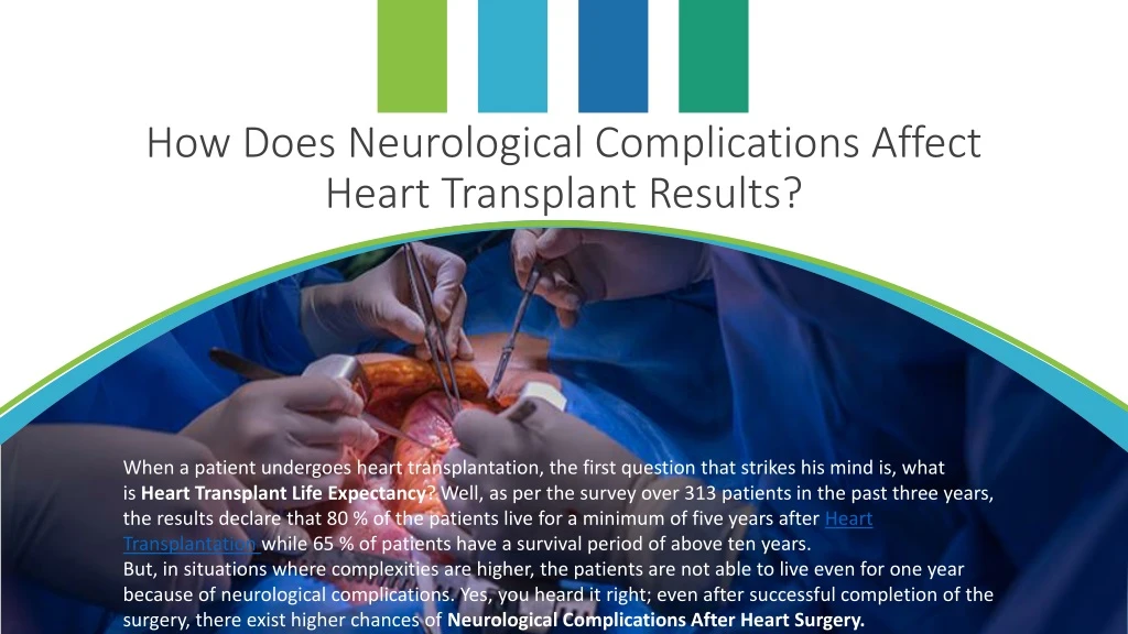 how does neurological complications affect heart