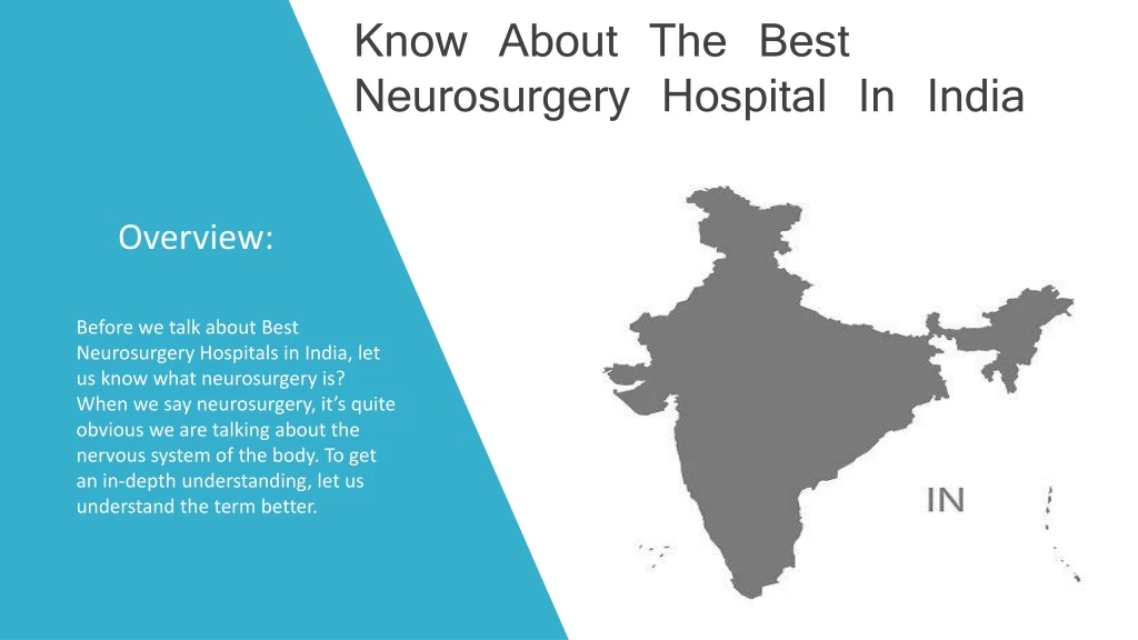 know about the best neurosurgery hospital in india