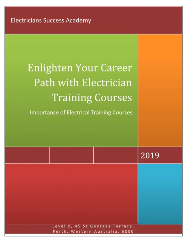Enlighten Your Career Path with Electrician Training Courses