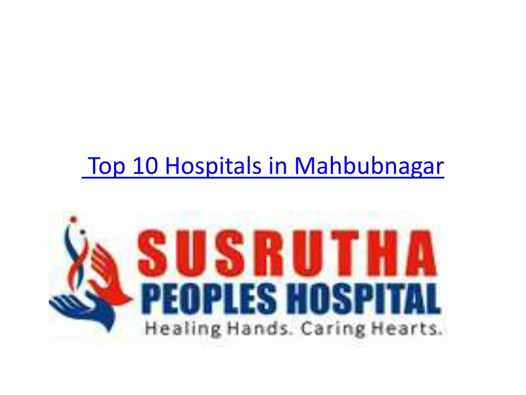 top 10 hospitals in mahbubnagar