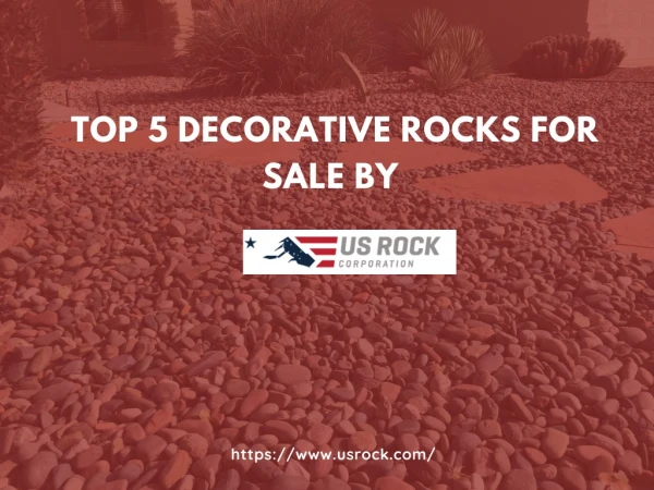 Top 5 Decorative Rocks For Sale By Us Rock Corporation