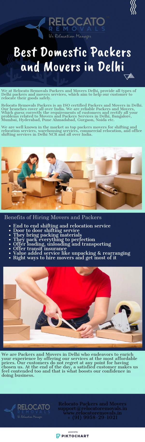 Best Domestic Packers and Movers in Delhi