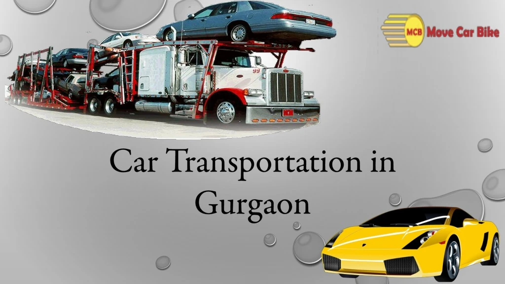 car transportation in gurgaon