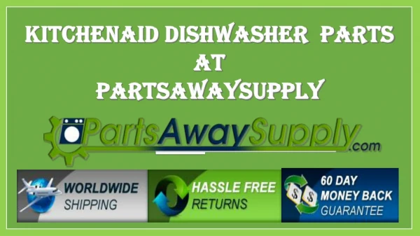 Kitchenaid dishwasher repair parts