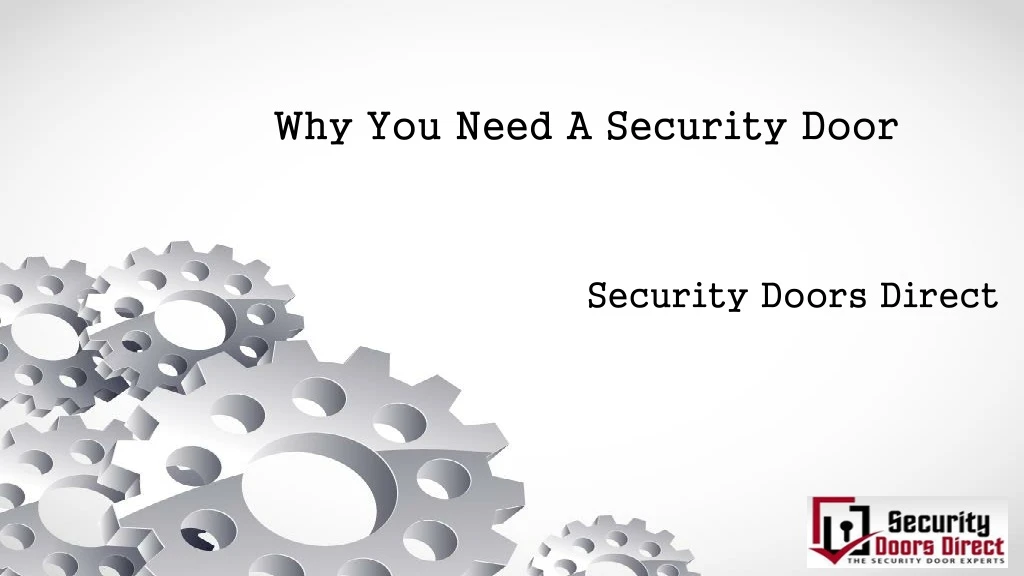 why you need a security door