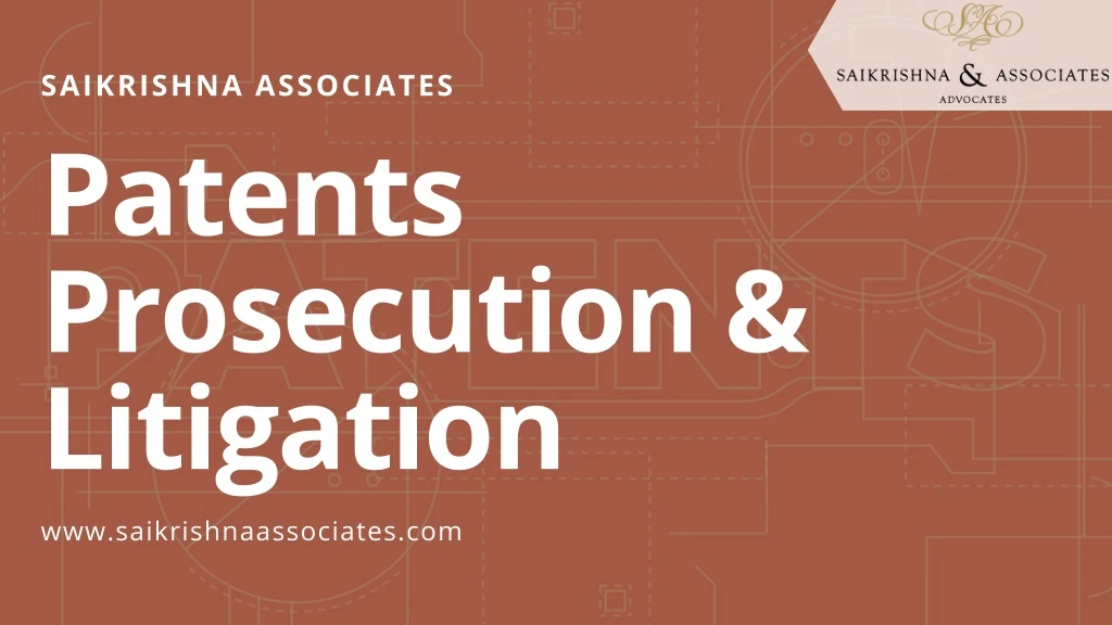 saikrishna associates patents prosecution