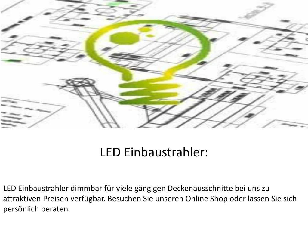 led einbaustrahler