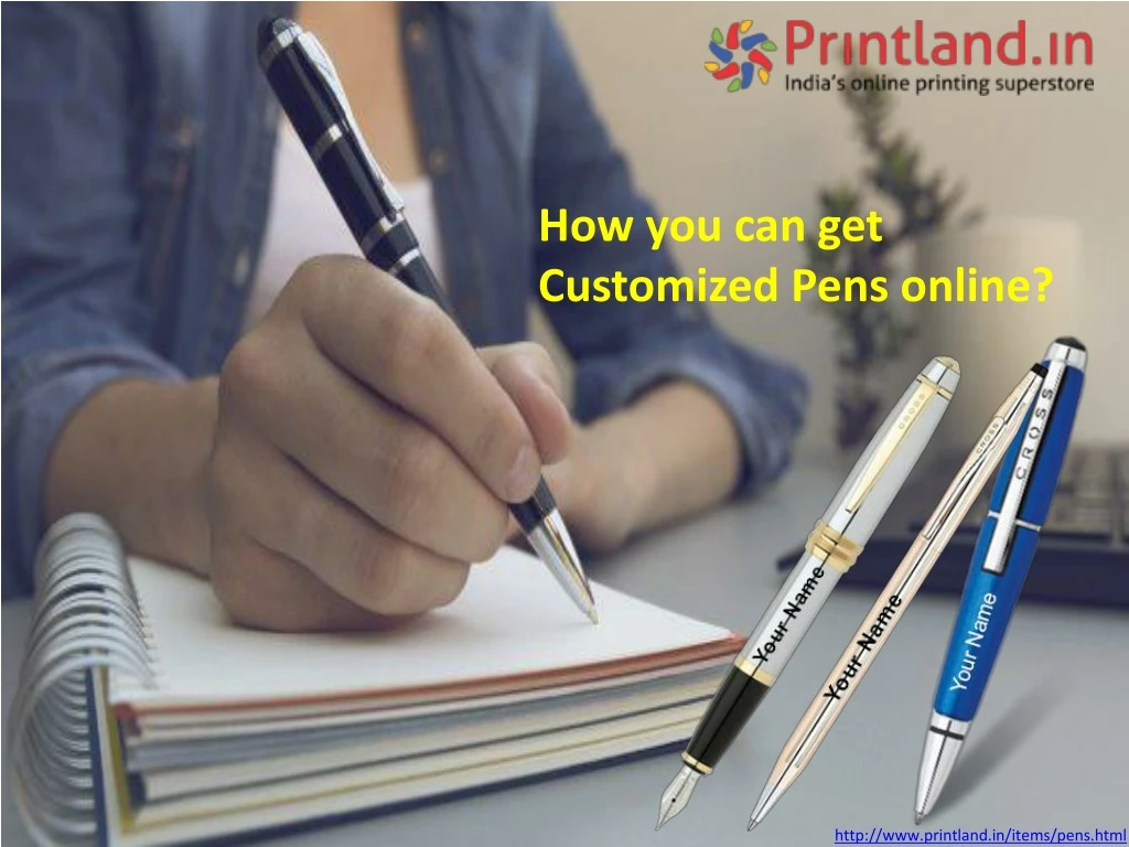 how you can get customized pens online