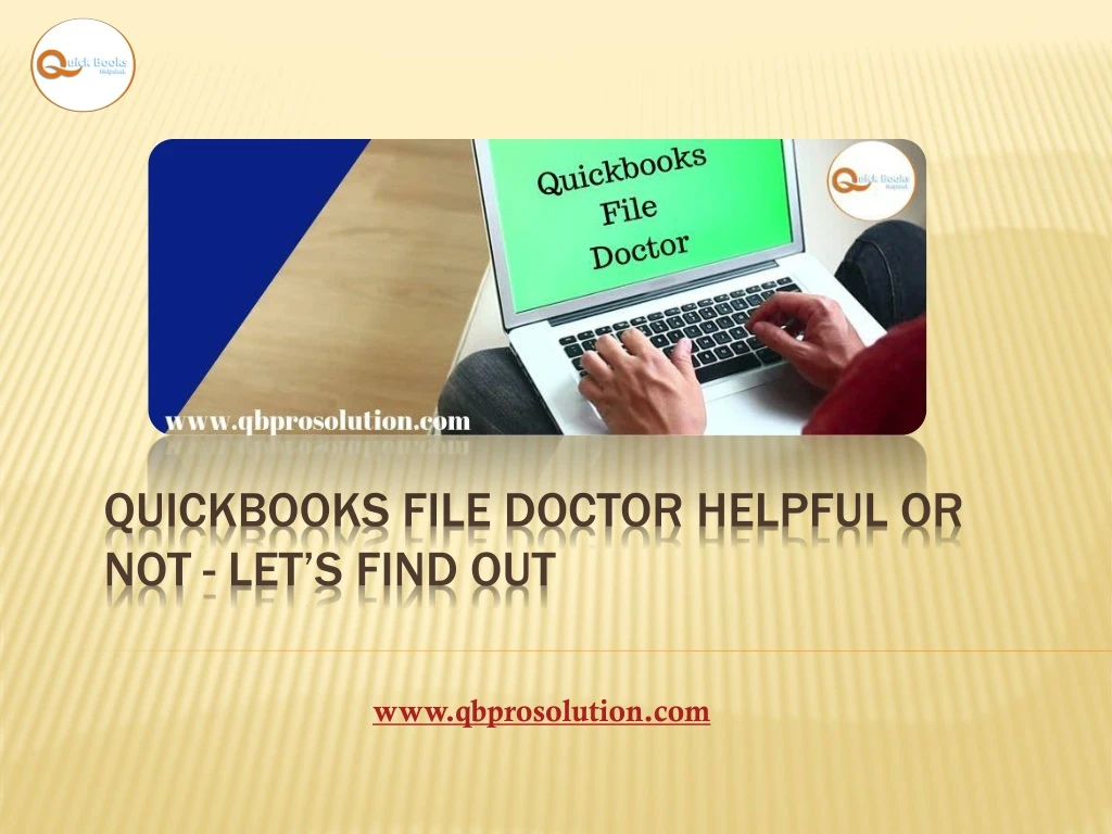 quickbooks file doctor helpful or not let s find out