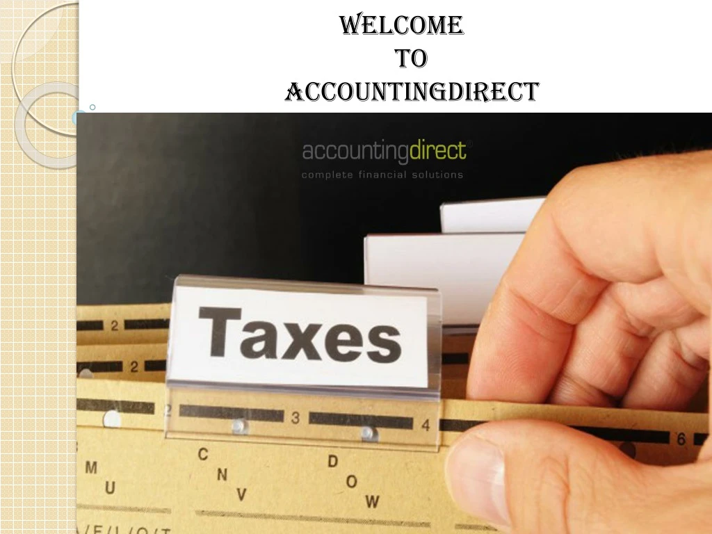 welcome to accountingdirect