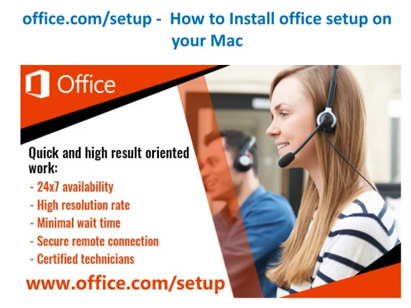 office.com/setup - How to Install office setup on your Mac