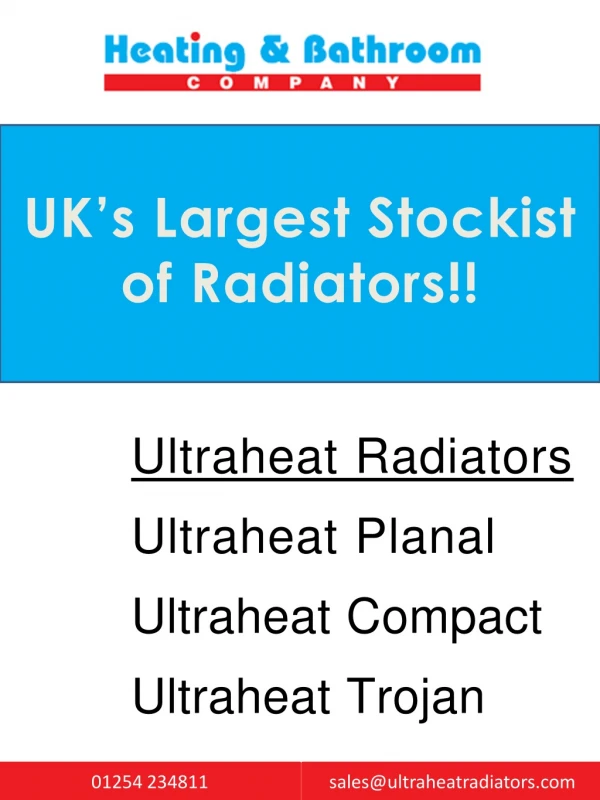Ultraheat Radiators