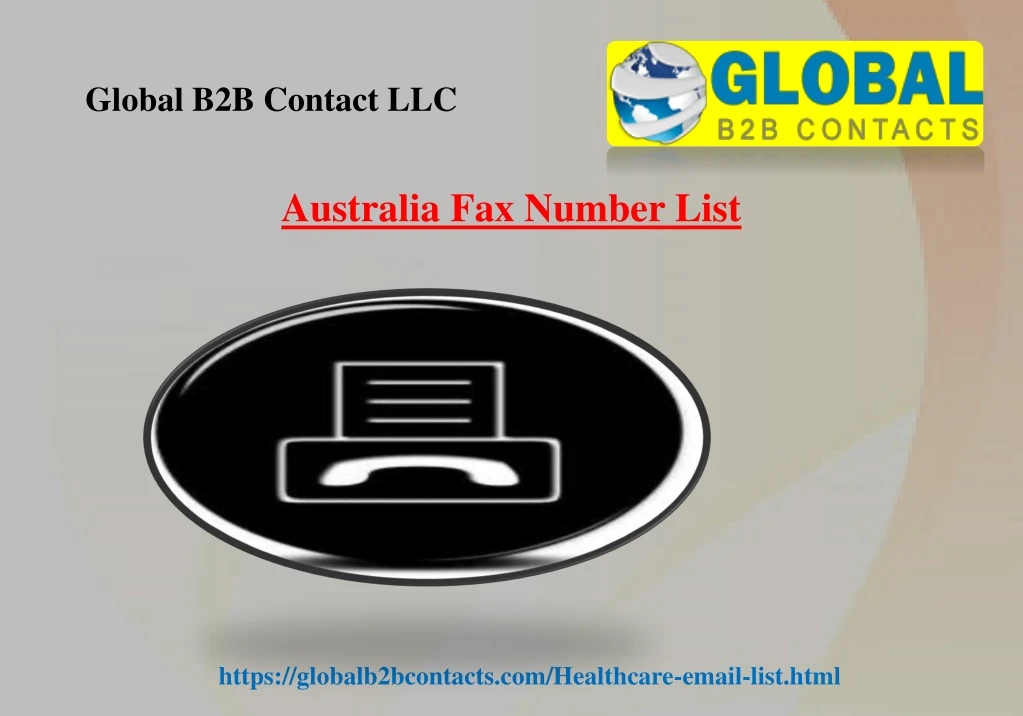 australia fax number list