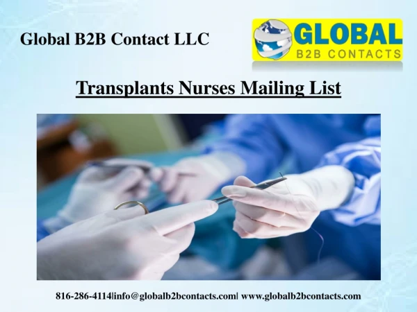 Transplants Nurses Mailing List