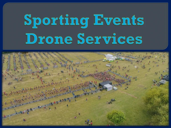 Sporting Events Drone Services