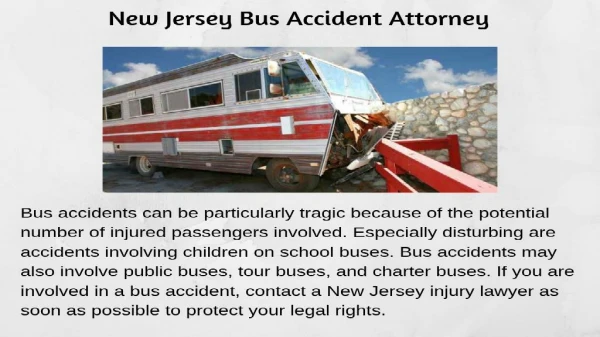 New Jersey Bus Accident Attorney