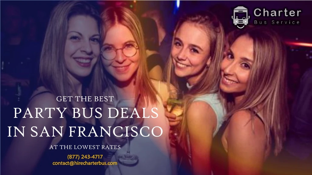 get the best party bus deals in san francisco