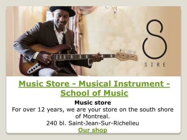 Music Store - Musical Instrument - School of Music