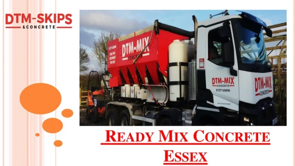 Ready Mix Concrete Essex