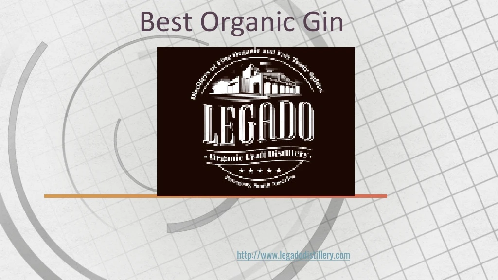 best organic gin